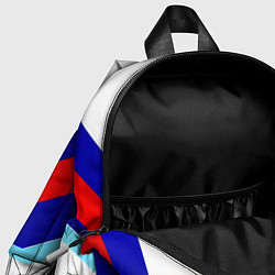 Детский рюкзак Real Madrid текстура полосы, цвет: 3D-принт — фото 2