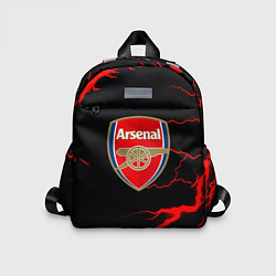 Детский рюкзак Arsenal красные молнии
