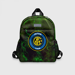 Детский рюкзак Интер кислотный огонь, цвет: 3D-принт