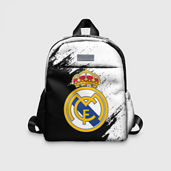 Детский рюкзак Real Madrid текстура штрихи, цвет: 3D-принт