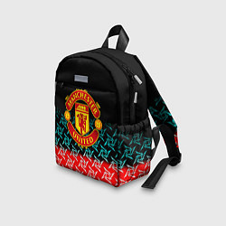 Детский рюкзак Манчестер Юнайтед ниндзя паттерн, цвет: 3D-принт — фото 2