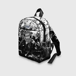 Детский рюкзак Bayern Mnchen черно белая бумага, цвет: 3D-принт — фото 2