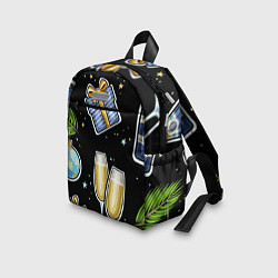 Детский рюкзак Новогодний вайб, цвет: 3D-принт — фото 2