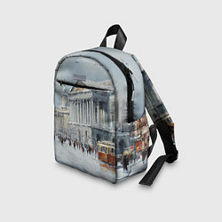 Детский рюкзак Зимний Питер красками, цвет: 3D-принт — фото 2