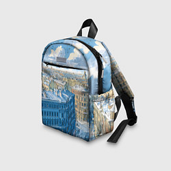 Детский рюкзак Зимний утренний Питер, цвет: 3D-принт — фото 2