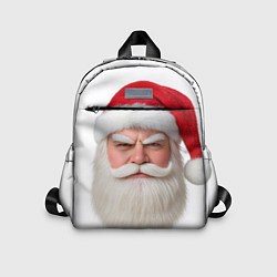 Детский рюкзак Лицо санты, цвет: 3D-принт