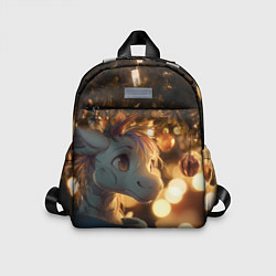 Детский рюкзак Лошадка под новогодней елкой