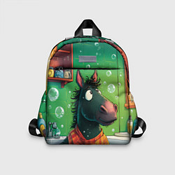 Детский рюкзак Лошадь моется в ванной