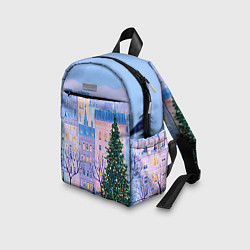 Детский рюкзак Новогодний двор, цвет: 3D-принт — фото 2