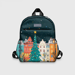 Детский рюкзак Новогодняя ночь в городе