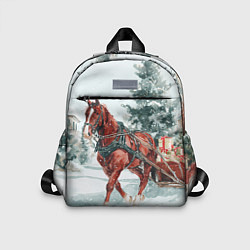 Детский рюкзак Новогодняя лошадка 2026