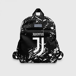 Детский рюкзак Juventus белые штрихи красок, цвет: 3D-принт