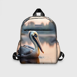 Детский рюкзак Пеликан на рассвете, цвет: 3D-принт