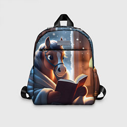 Детский рюкзак Лошадка с книгой, цвет: 3D-принт