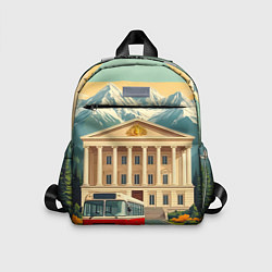 Детский рюкзак Классика у подножия гор, цвет: 3D-принт