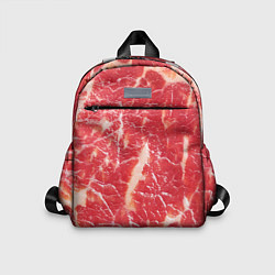 Детский рюкзак Мясо, цвет: 3D-принт