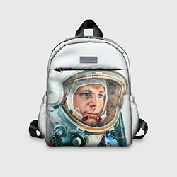 Детский рюкзак Гагарин в полете, цвет: 3D-принт