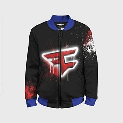 Бомбер детский FaZe Clan: Black collection, цвет: 3D-синий