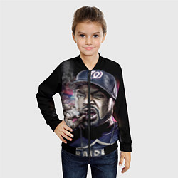 Бомбер детский Ice Cube: Big boss, цвет: 3D-черный — фото 2