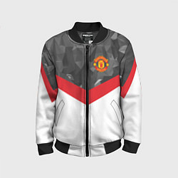 Детский бомбер Man United FC: Grey Polygons