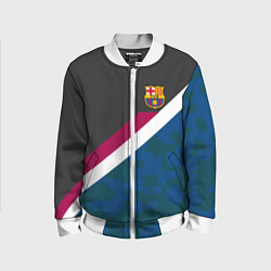 Бомбер детский FC Barcelona: Sport Camo, цвет: 3D-белый