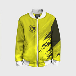 Бомбер детский FC Borussia: Yellow Original, цвет: 3D-белый