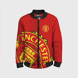 Бомбер детский FC Man United: Red Exclusive, цвет: 3D-черный
