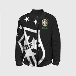 Бомбер детский Brazil Team: Exclusive, цвет: 3D-черный