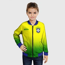 Бомбер детский CBF Brasil, цвет: 3D-синий — фото 2