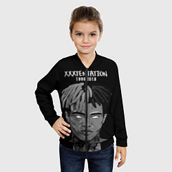 Бомбер детский XXXTentacion: 1998-2018, цвет: 3D-черный — фото 2