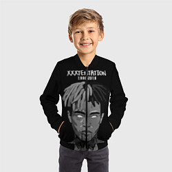 Бомбер детский XXXTentacion: 1998-2018, цвет: 3D-черный — фото 2