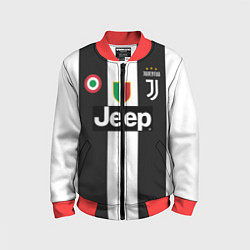 Бомбер детский FC Juventus 18-19, цвет: 3D-красный