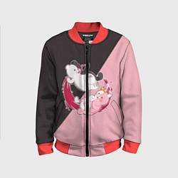 Бомбер детский MONOKUMA X MONOMI, цвет: 3D-красный