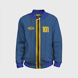 Бомбер детский Fallout: Vault 101, цвет: 3D-синий