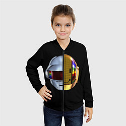 Бомбер детский Daft Punk: Smile Helmet, цвет: 3D-черный — фото 2