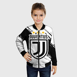 Бомбер детский Juventus: 3 Stars, цвет: 3D-черный — фото 2
