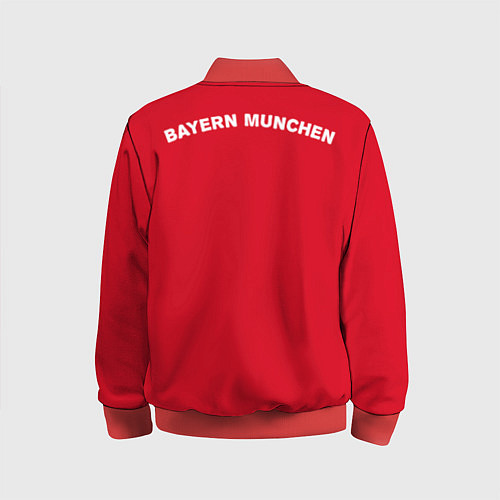 Детский бомбер FC Bayern: Home 19-20 / 3D-Красный – фото 2
