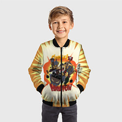 Бомбер детский Techies габен - Have Fun!, цвет: 3D-черный — фото 2