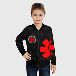 Бомбер детский RED HOT CHILI PEPPERS, цвет: 3D-черный — фото 2