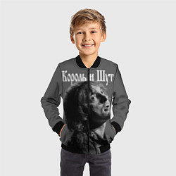 Бомбер детский Король и Шут, цвет: 3D-черный — фото 2
