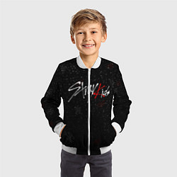 Бомбер детский STRAY KIDS, цвет: 3D-белый — фото 2