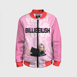 Детский бомбер Billie Eilish: Pink Mood