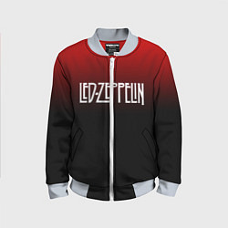 Бомбер детский Led Zeppelin, цвет: 3D-серый