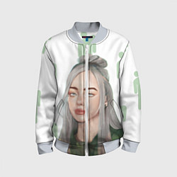 Бомбер детский Billie Eilish, цвет: 3D-серый