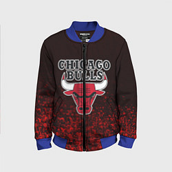 Бомбер детский CHICAGO BULLS, цвет: 3D-синий