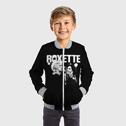 Бомбер детский Roxette, цвет: 3D-серый — фото 2