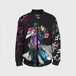Бомбер детский JOJOS BIZARRE ADVENTURE, цвет: 3D-черный