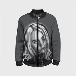 Бомбер детский BILLIE EILISH, цвет: 3D-черный