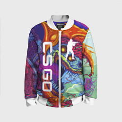 Бомбер детский CS GO HYPERBEAST, цвет: 3D-белый