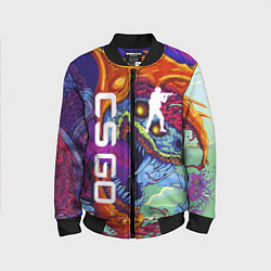 Бомбер детский CS GO HYPERBEAST, цвет: 3D-черный
